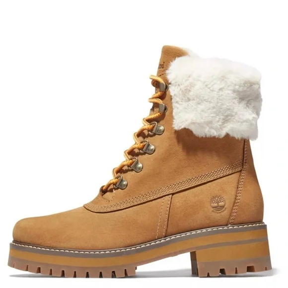 Timberland Courmayeur Valley Shearling Ankle Boots - Picture 7 of 14